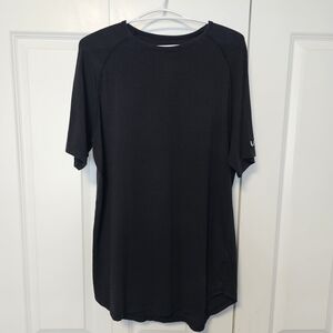 ASRV Men's Black Short-Sleeve Crew Neck Tee, Medium